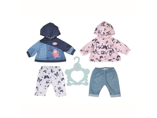 Baby Annabell Baby Suits 2 assorted, Nuken vaatesetti, 3 vuosi/vuosia, 90 g
