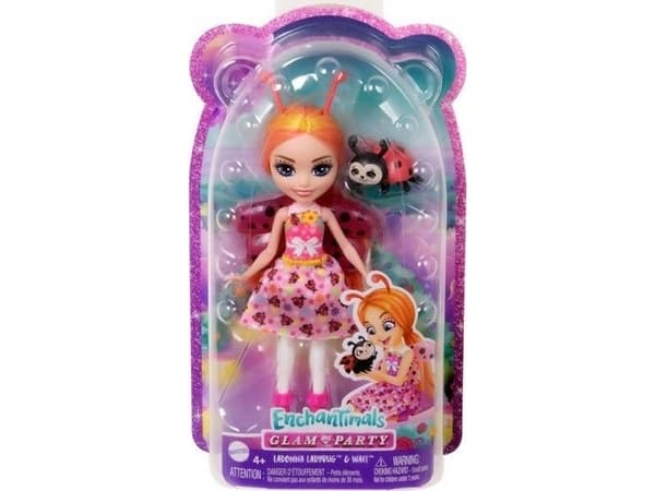 Enchantimals Ladybug dukke + HNT57 MATTEL figur