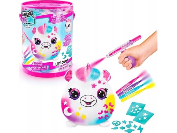 AIRBRUSH PLUSH Squish Pals Paint Can assorteret