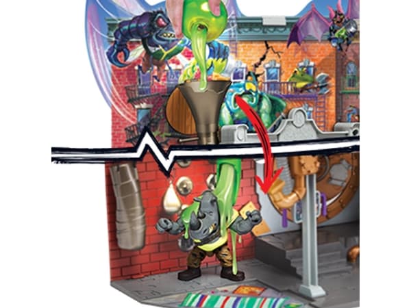 Turtles Mutant Mayhem Large Playset Sewer Lair Dlx
