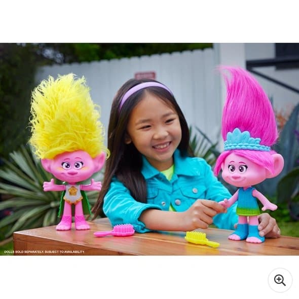 Trolls 3 Band Together Rainbow HairTunes Poppy Singing Doll