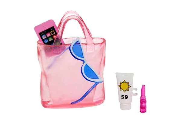 Barbie Blonde Doll with Swimsuit and Beach-Themed Accessories