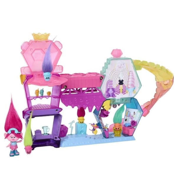 CRYSTAL CLUB BOX - MATTEL - HNF24 - TROLLS DOCKA DOCKA