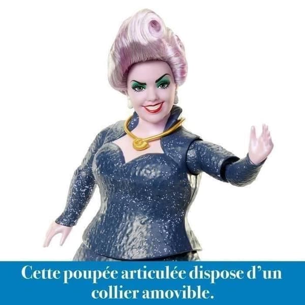 URSULA DOLL - MATTEL - HLX12 - DISNEY MODEDOCKA
