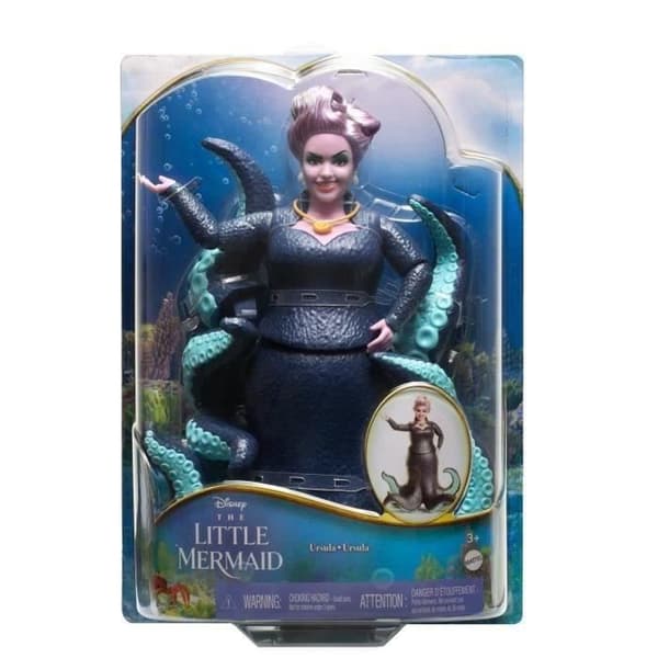 URSULA DOLL - MATTEL - HLX12 - DISNEY MODEDOCKA