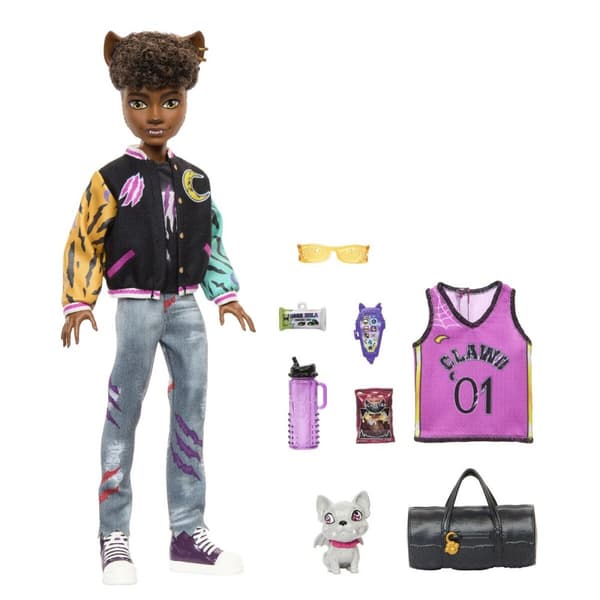 Monster High Clawd Wolf Doll With Pet 2023