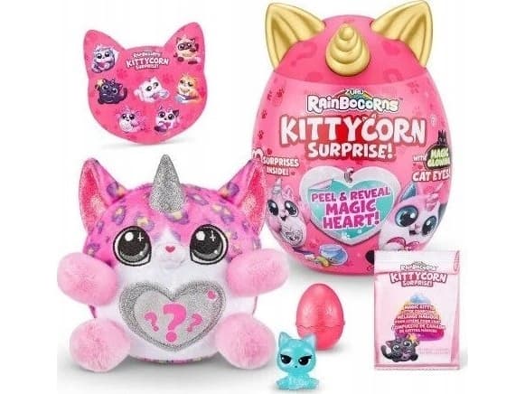 RAINBOCORNS plysch leksak med tillbehör Kittycorn, 9259