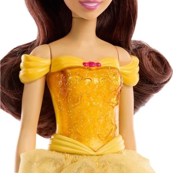 Vacker docka 29 cm, Mattel Disney Princess Doll dressing och tillbehör HLW11