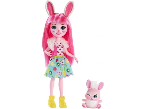 Enchantimals BREE BUNNY-DOCKA, Modedocka, Flicka, 4 År, Flicka, 170 mm, Multifärg
