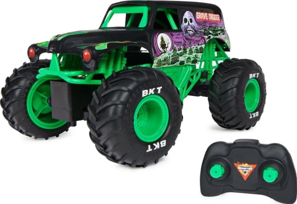 MONSTER JAM 1:15 kauko-ohjattava maasturi Grave Digger, 6068258