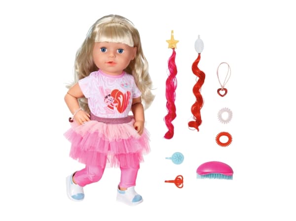 Baby Born BABY BORN Sister doll Style & play blonde, 43 cm