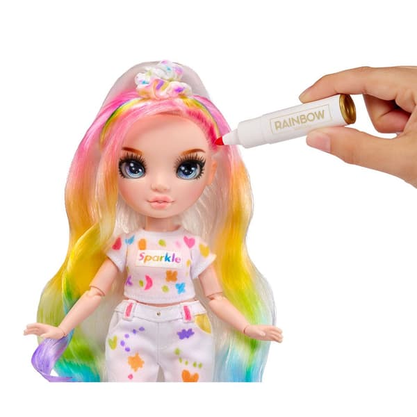 Rainbow High Dukke Color & Create Blue Eyes Rosa