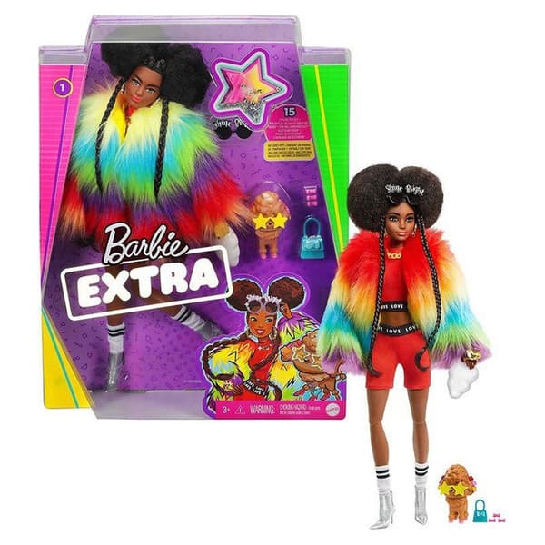 Barbie Kirkas Ulkonäkö Ja Lemmikkipentu Extra Monivärinen