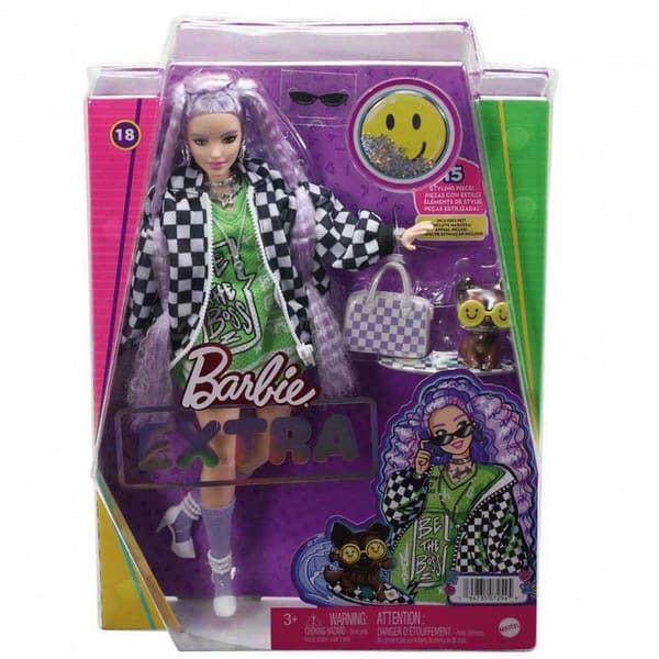 Barbie Kilpatakkinukke Extra Monivärinen