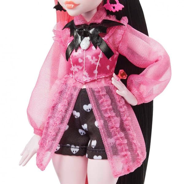 Monster High Nukke Draculaura Pinkki