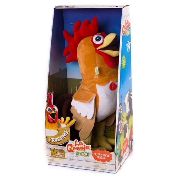 Bandai Zenonin Maatila Kukko Pehmolelu äänellä Bartolito Monivärinen