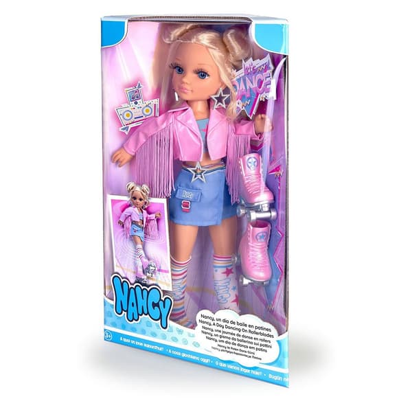 Nancy En Dansdag På Skates Doll Rosa