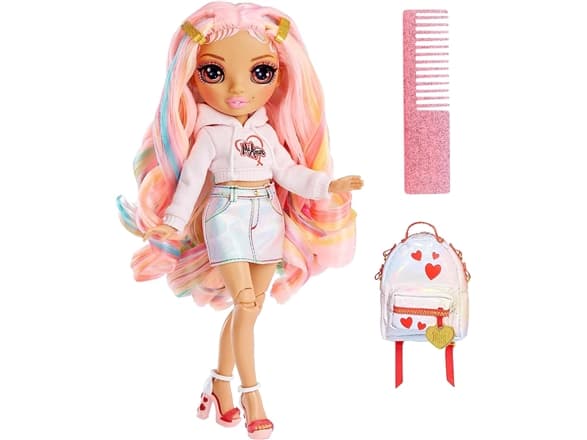 Rainbow High Junior High Special Edition Doll- Kia Hart (Pink), Motedukke, Jente, 4 år, Jente, 230 mm, Flerfarget