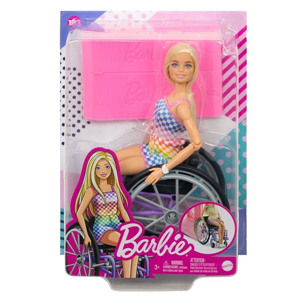 Barbie Muotimies Ja Pyörätuolinukke Rubia Pinkki