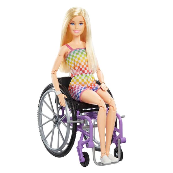 Barbie Muotimies Ja Pyörätuolinukke Rubia Pinkki
