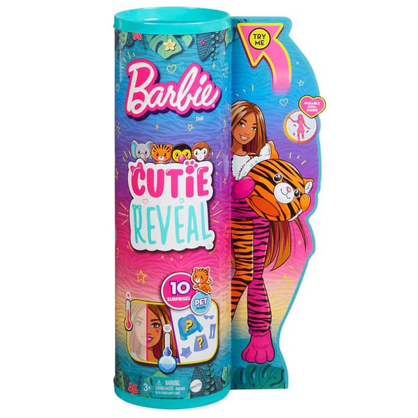 Barbie Amigos De La Jungle Series (assorterade Modeller) Docka Cutie Reveal Flerfärgad