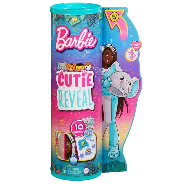 Barbie Amigos De La Jungle Series (assorterade Modeller) Docka Cutie Reveal Flerfärgad