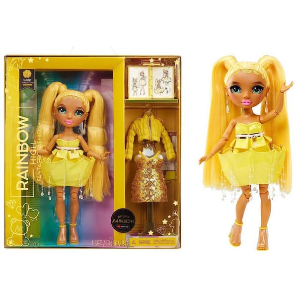 Mga Rainbow High Fantastic Fashion Doll Sunny Keltainen