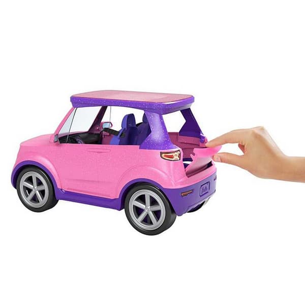 Barbie Pink Glitter Musical Car Dreamhouse Flerfarvet 3 Years