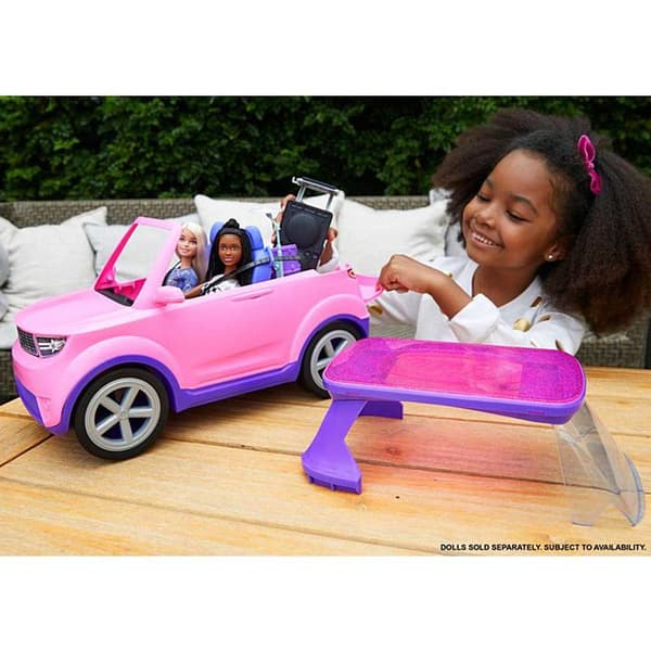 Barbie Pink Glitter Musical Car Dreamhouse Flerfarvet 3 Years