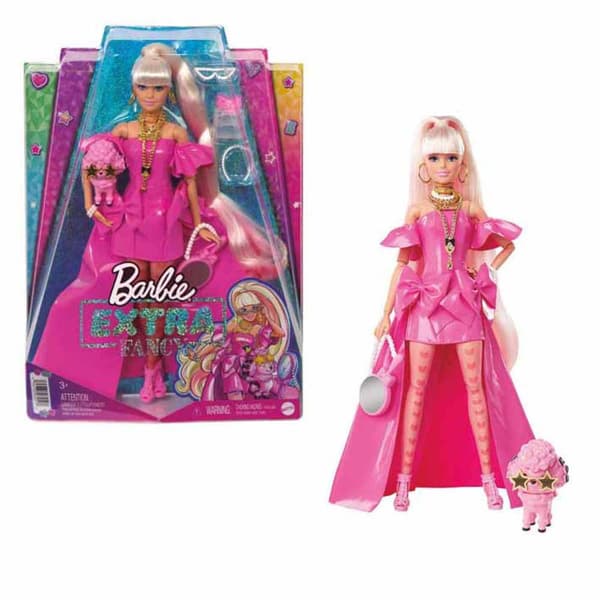 Barbie Nukke Extra Fancy Assorted Colors Pinkki
