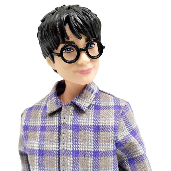 Harry Potter Og Ron Med En Flyvende Bilfigur Harry Flerfarvet