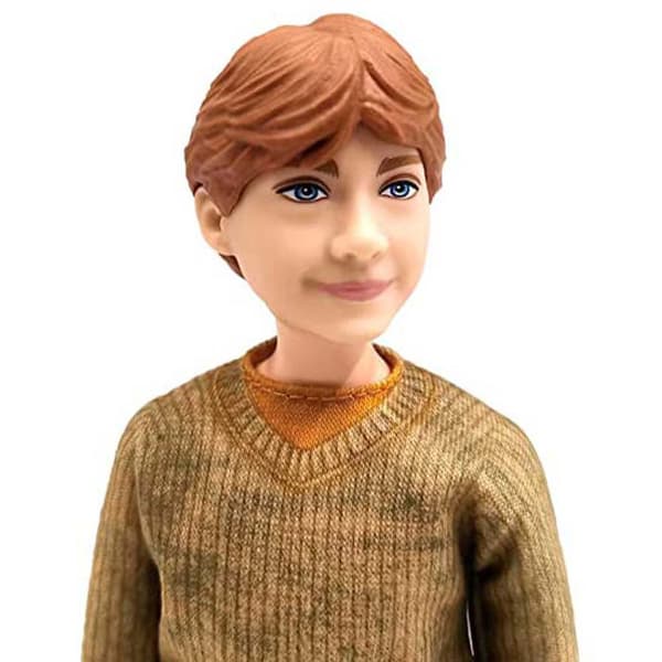 Harry Potter Og Ron Med En Flyvende Bilfigur Harry Flerfarvet