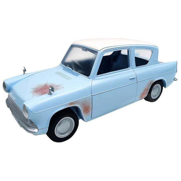 Harry Potter Og Ron Med En Flyvende Bilfigur Harry Flerfarvet
