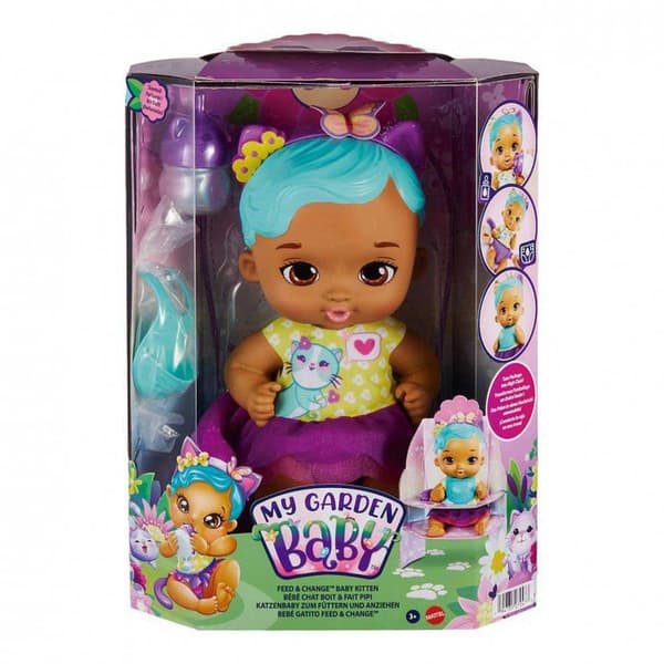 My Garden Baby Vauva Ja Tekee Violetti Nuken Gatito Pinkki