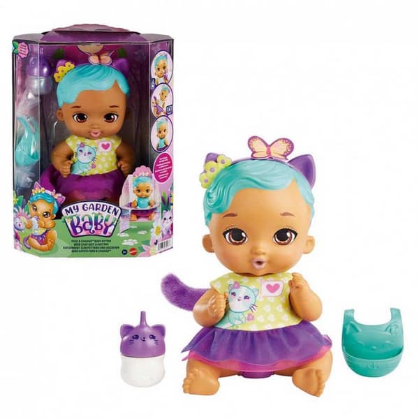 My Garden Baby Vauva Ja Tekee Violetti Nuken Gatito Pinkki