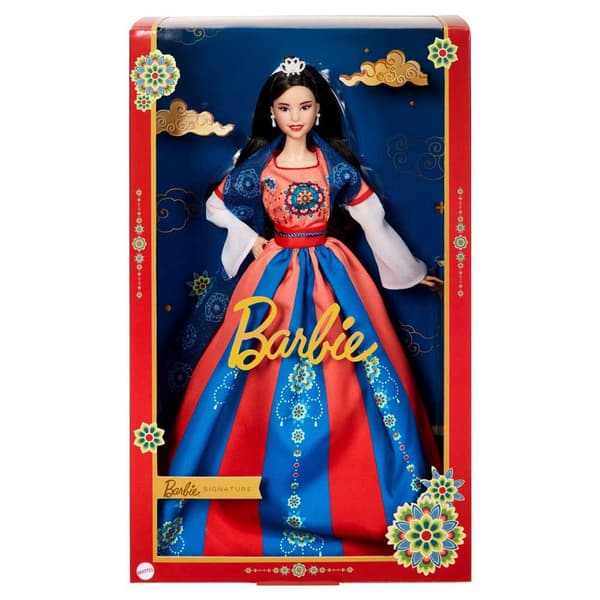 Barbie Nytårs Månedukke Signature Blå
