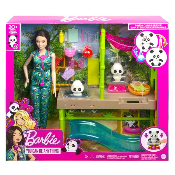 Barbie Du Kan Vara Räddningsdocka Pandas Flerfärgad