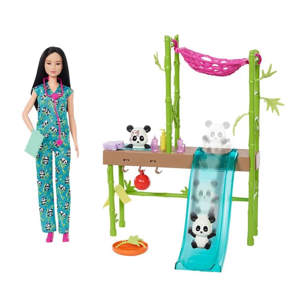 Barbie Du Kan Vara Räddningsdocka Pandas Flerfärgad