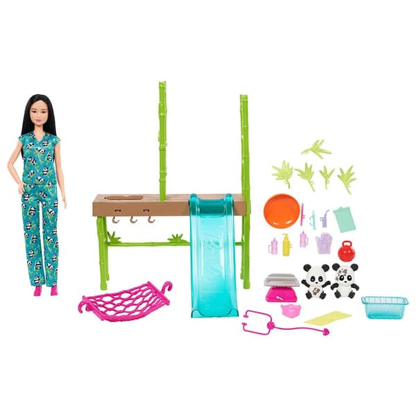 Barbie Du Kan Vara Räddningsdocka Pandas Flerfärgad