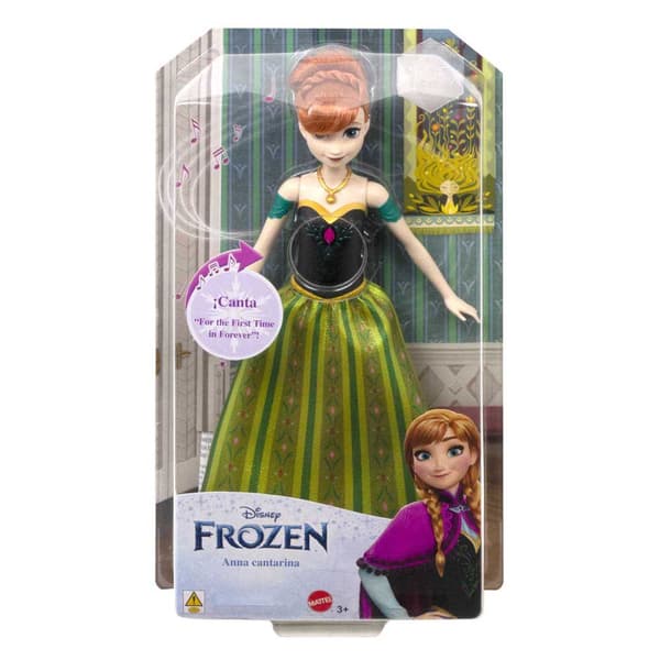 Disney Princess Nukke Frozen Anna Musical Vihreä