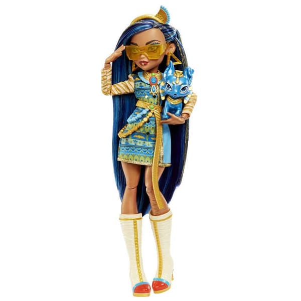 Monster High Dukke Cleo De Nile Gylden