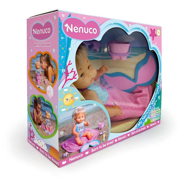 Nenuco Lille Havfrue Babydukke Transparent