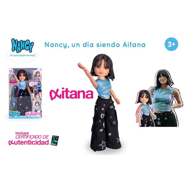 Nancy Endagsvæsen Dukke Aitana Sort