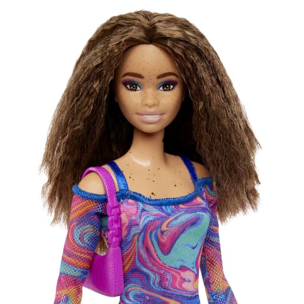 Barbie Fashionista Doll Rainbow Marble Swirl