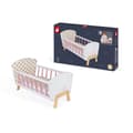 Miniatyrbillede 4 af 9: Janod Dukkeseng Candy Chic Hvid,Rosa 3-6 Years