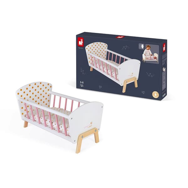 Janod Dukkeseng Candy Chic Hvid,Rosa 3-6 Years