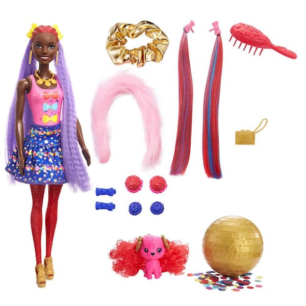 Barbie Frisurer Sløjfer Color Reveal Flerfarvet