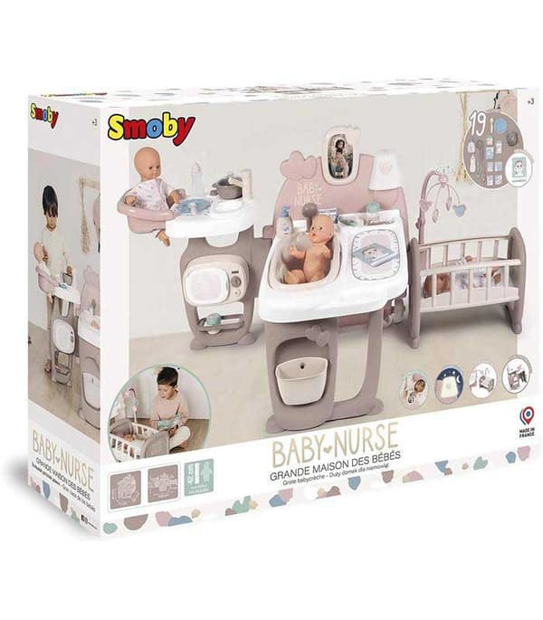 Smoby Babyhuset Baby Nurse Bn Flerfarvet
