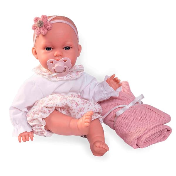 MuÑecas Antonio Juan Nyfødt Dukke Baby Toneta Posturitas Hvid