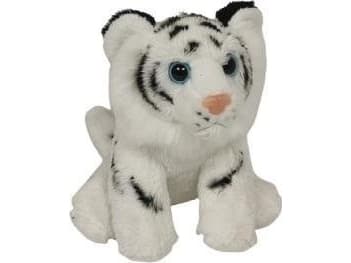 Dubi Sittande vit tiger 14cm